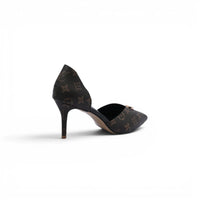 Louis Vuitton Heels Woman Box And Bag Patent Leather 2822-2 Coffee