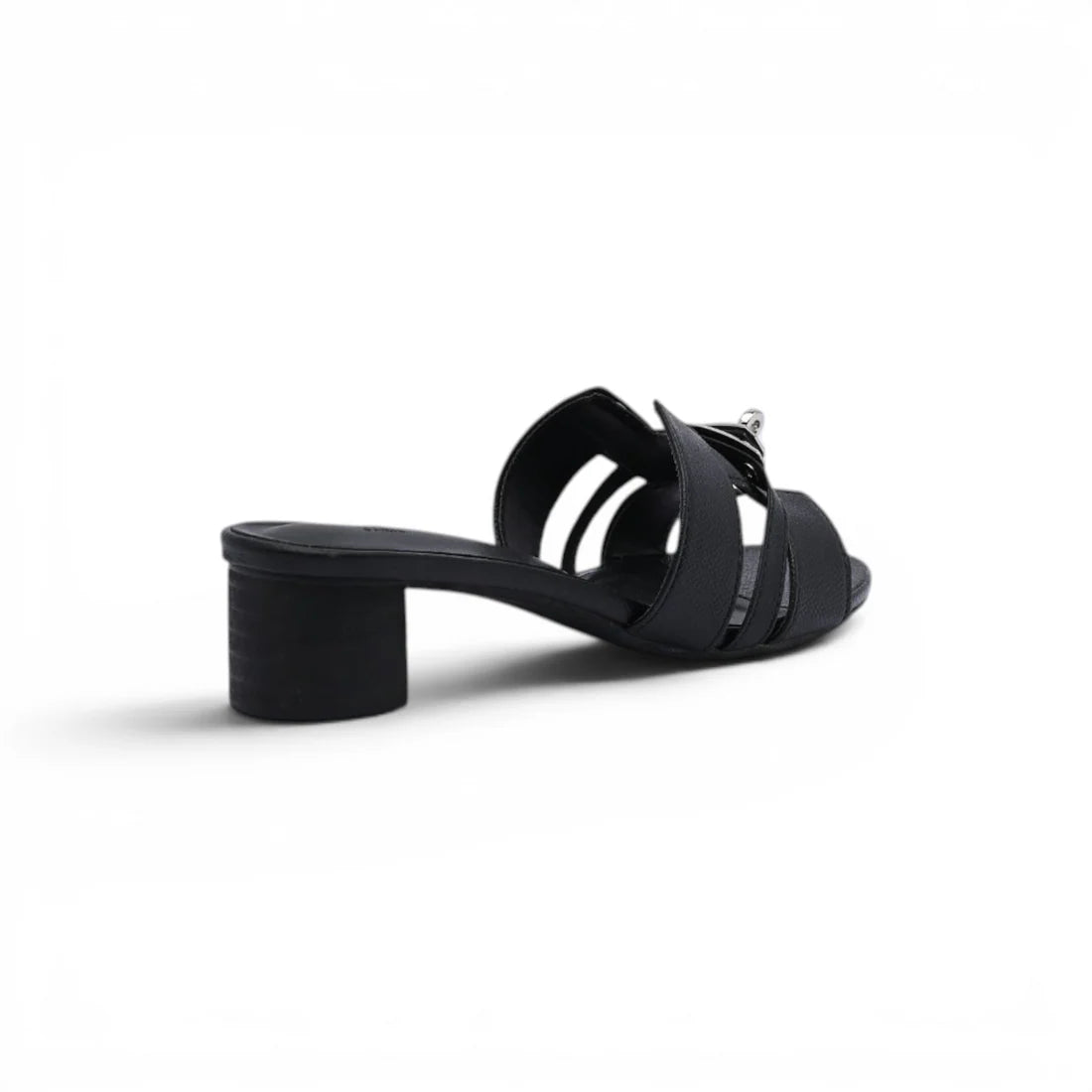 Hermes Gigi 50 Sandals Suede Goatskin Sands Woman 778 Black