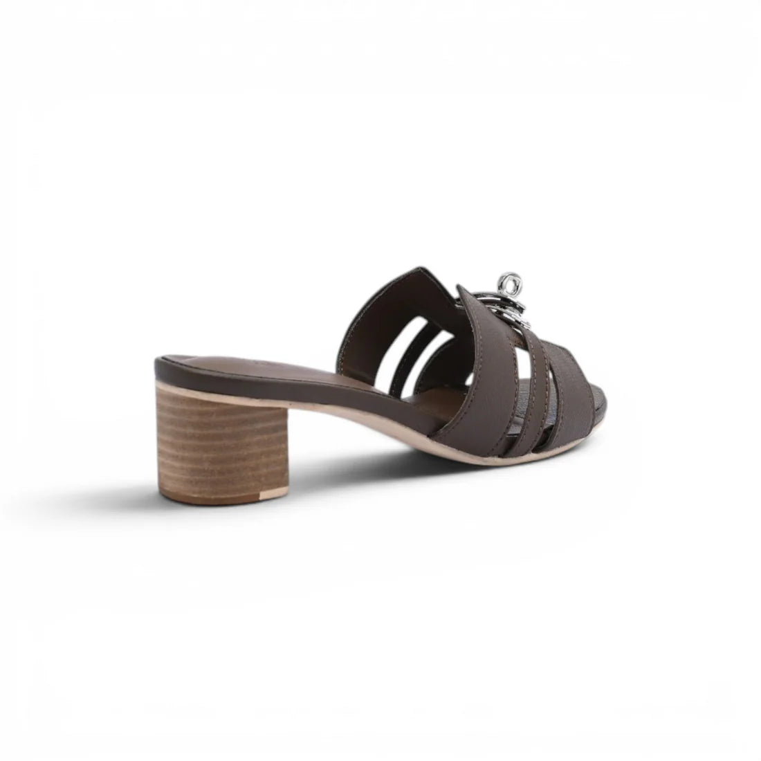 Hermes Gigi 50 Sandals Suede Goatskin Sands Woman 778 Khaki