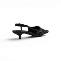 Gucci Luxury Slingback Sandals Mongoram Woman 1086-1 Black