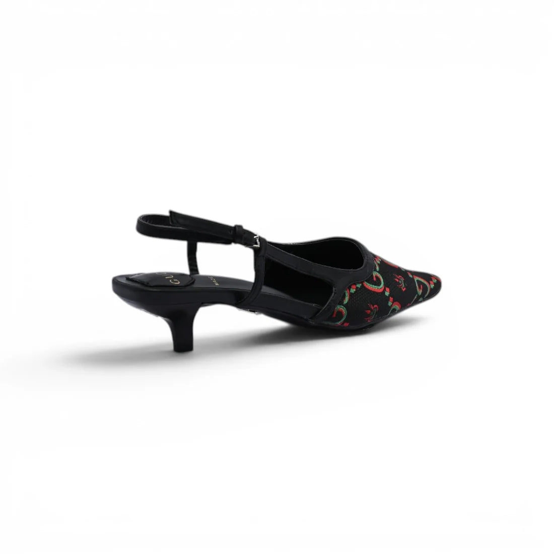 Gucci Luxury Slingback Sandals Mongoram Woman 1086-1 Black