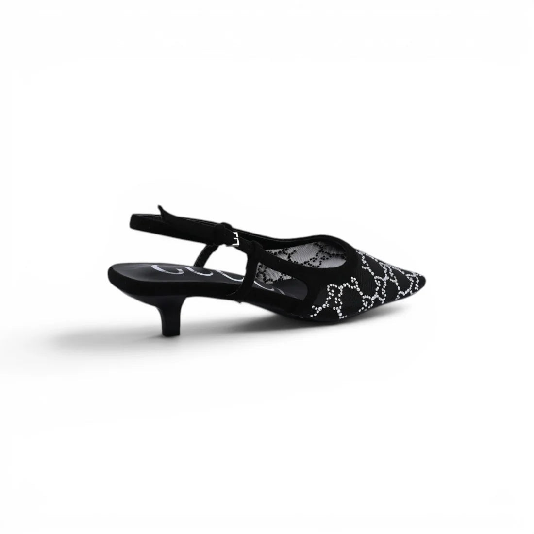 Gucci Luxury Slingback Sandals Mongoram Woman 1086 Black