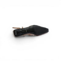 Gucci Luxury Slingback Sandals Mongoram Woman 1086 Beige