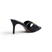 FENDI FFold mules for Fine leathers Woman 5886 Black
