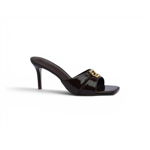 FENDI FFold mules for Fine leathers Woman 5886 Brown