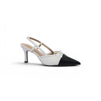 Chanel Luxury Leather Slides Designer High Heels Sandals Woman 7425 White