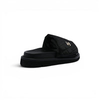 Chanel Lambskin Quilted CC Espadrille Slip On Slipper Woman 9958-8 Black