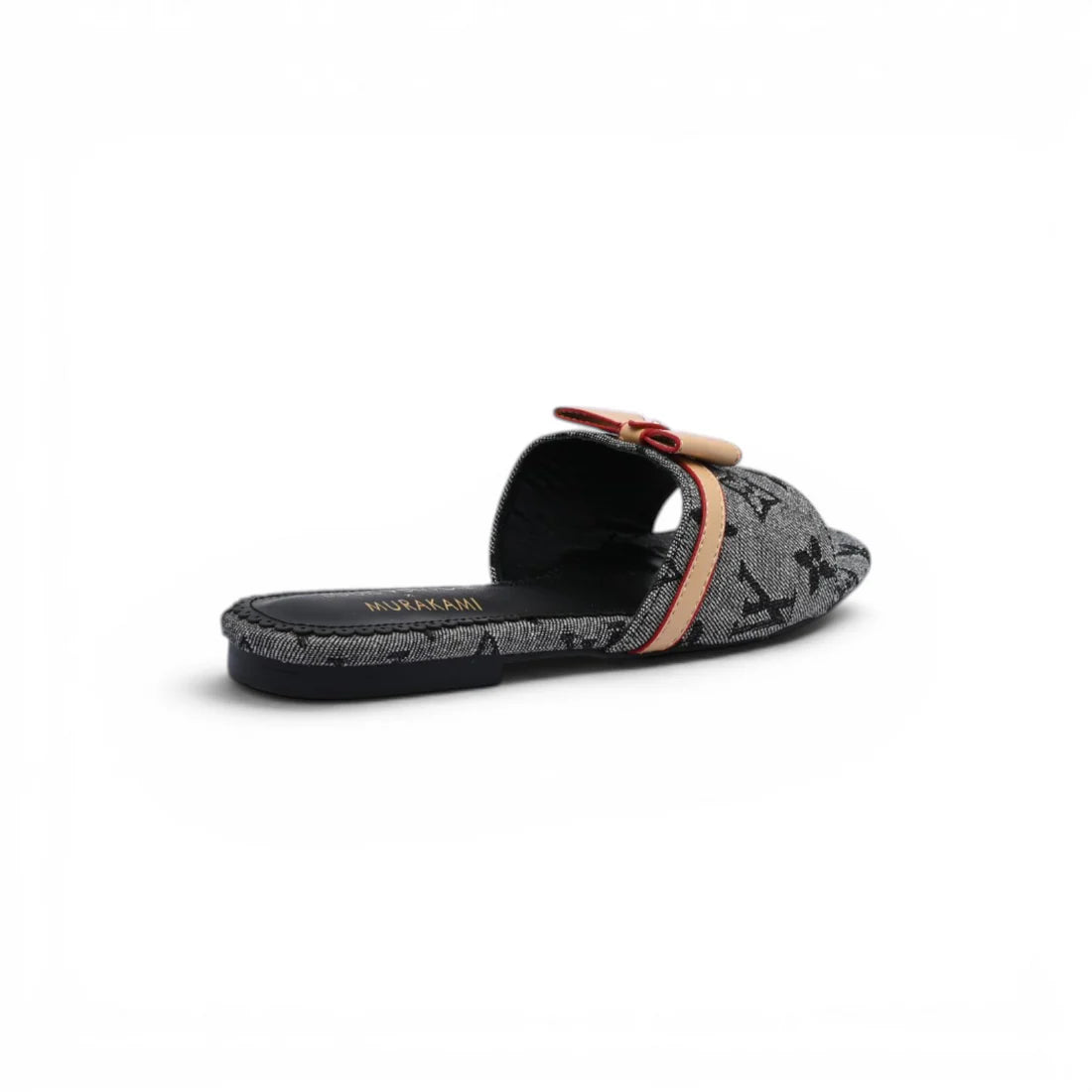 Louis Vuitton Lock It Flat Mule Monogram Sandals Woman 51BLV Gray