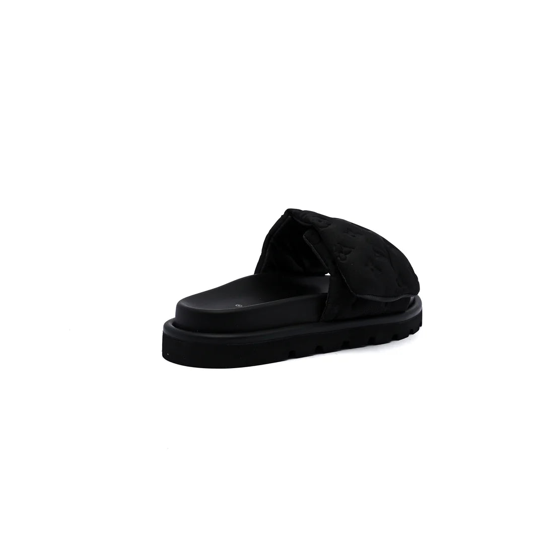 Louis Vuitton Pillow Comfort Mule Slippers Woman L33-6 Black