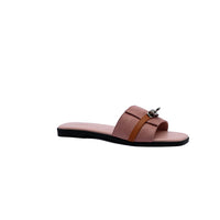 Hermes Giulia Sandal In Suede Goatskin And Calfskin With Iconic Palladium-Plated Kelly Buckle Woman H9-25 Pink