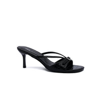 Zara Mini With Buckle Detail Stylish Heels Woman 3068 Black