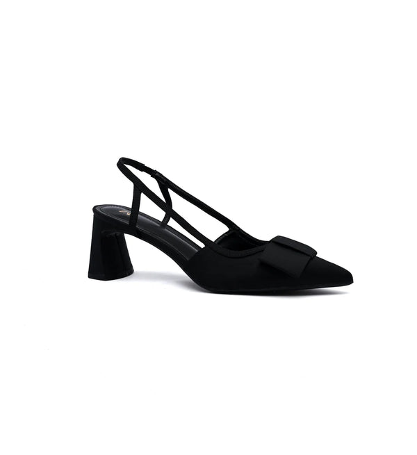 Zara Detail Stylish Heels Heeled Shoes Woman 8563 Black