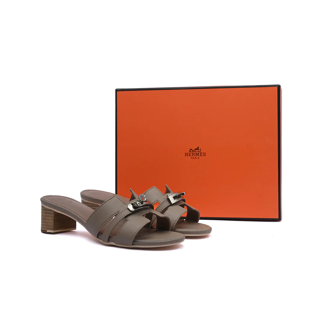 Hermes Gigi 50 Sandals Suede Goatskin Sands Woman 778 Beige