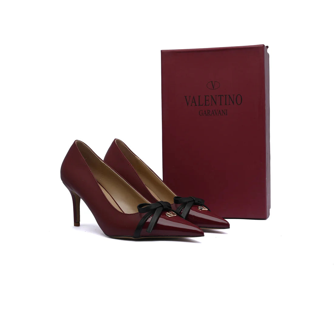 Valentino Garavani Bepointy Pumps Heels Woman V257 Burgundy