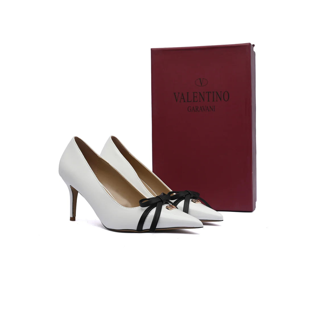 Valentino Garavani Bepointy Pumps Heels Woman V257 White