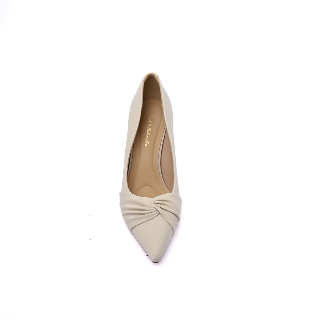 Pointed Stiletto Heel Shoes In Faux Suede Woman 25301 White