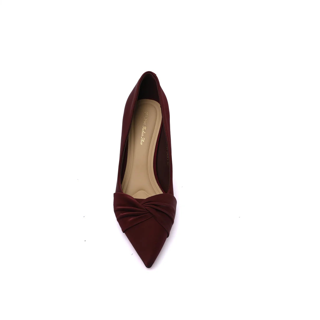 Pointed Stiletto Heel Shoes In Faux Suede Woman 25301 Burgundy