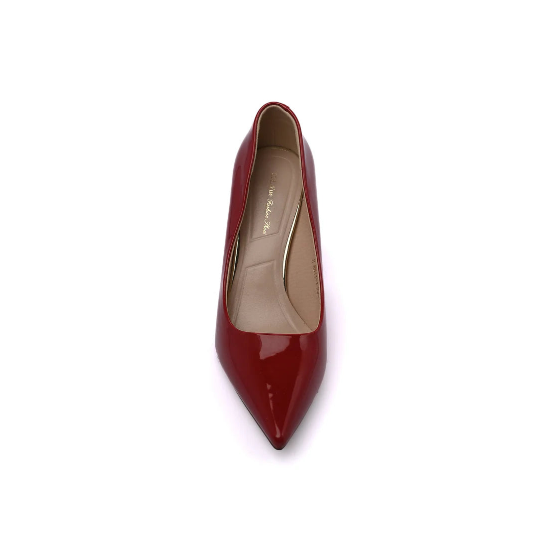 Patent Leather Pointed Stiletto Heels Woman 8811-1 Red