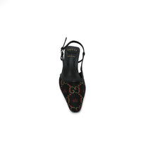 Gucci Luxury Slingback Sandals Mongoram Woman 1086-1 Black