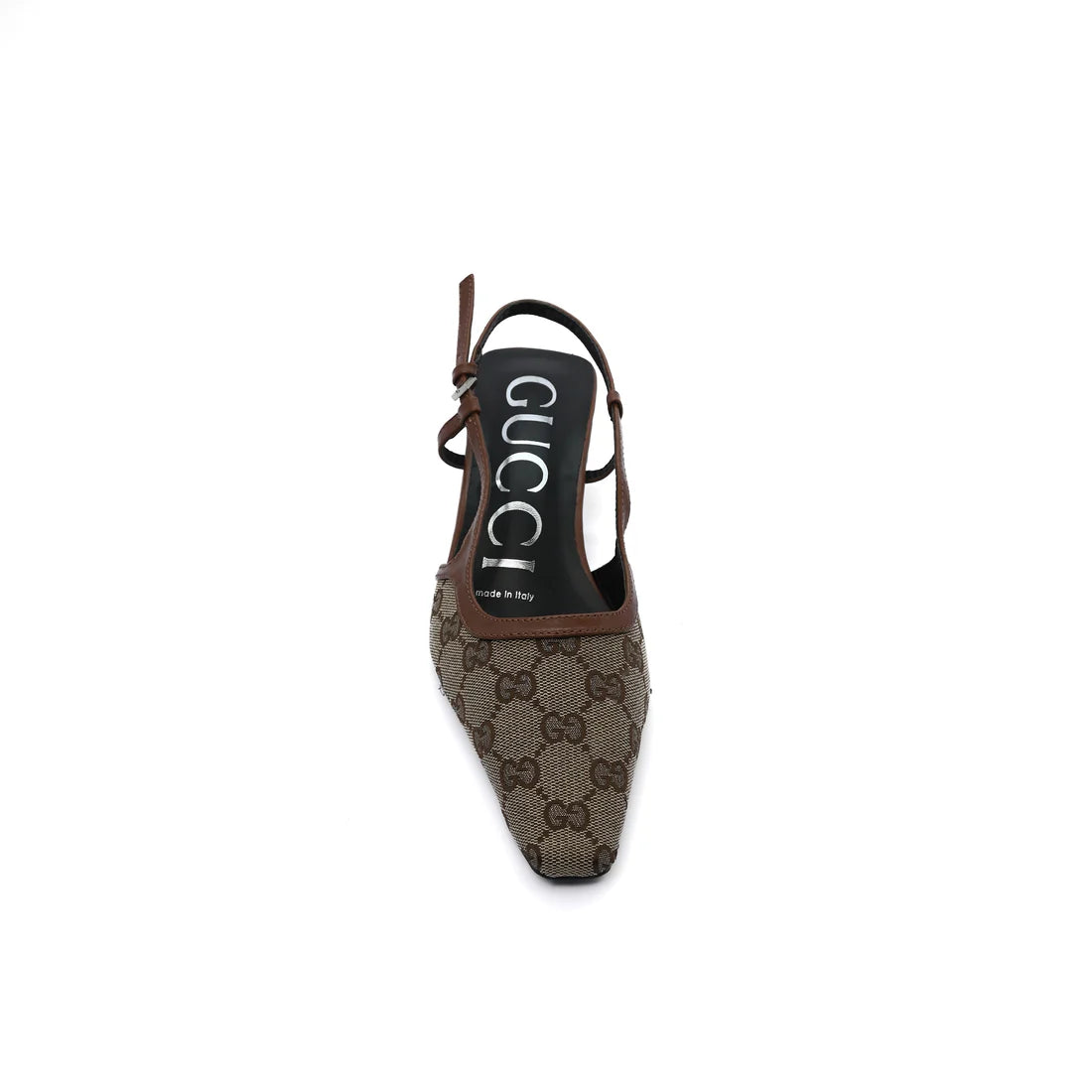 Gucci Luxury Slingback Sandals Mongoram Woman 1087-1 Havan