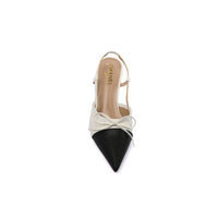 Chanel Luxury Leather Slides Designer High Heels Sandals Woman 7425 White