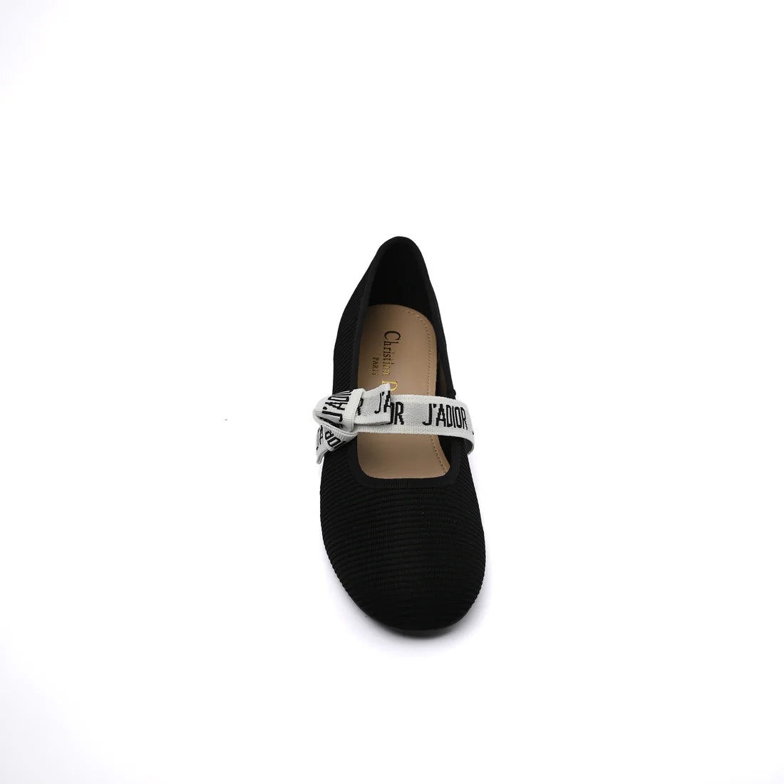 Christian Dior Beige Mesh J'Adior Ballet Flats Woman 2024-16 Black