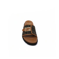 Fendi Slide Bucket Buckle Flat Slide Slipper Woman F1892-113 Olive