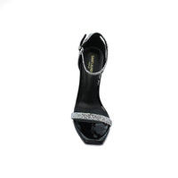 Saint Laurent Glitter Opyum With distinctive heels Woman 1898-2 Silver
