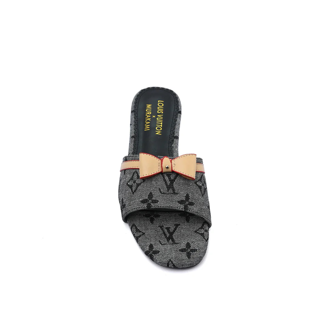 Louis Vuitton Lock It Flat Mule Monogram Sandals Woman 51BLV Gray