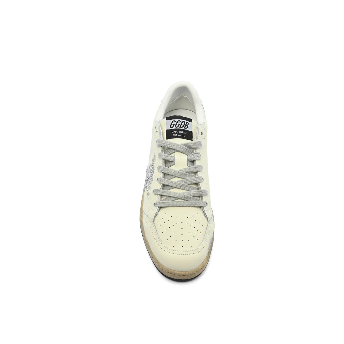 Golden Goose Leather Ball Star Sneakers Women 55667 Silver
