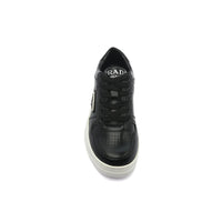 Prada Downtown Perforated Leather Sneakers for Women A356 Black