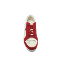 Dior Star Platform Suede Calfskin Sneakers Woman 1095880 White&Red