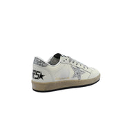 Golden Goose Leather Ball Star Sneakers Women 55667 Silver