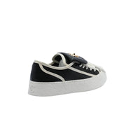 Chanel Platform Suede Calfskin Sneakers Woman F3669 Black