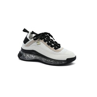 Chanel Velvet Calfskin Mixed Fibers CC Sneakers Woman 2020-2 White