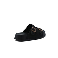 Birkenstock Zürich Suede Leather Buckle Detailed Woman TN-206 Black