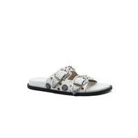Miu Miu Toga Virilis Pulla Sandals Buckle Detailed Woman VK-129 White
