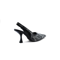 Betsey Johnson SB-Clark Leopard - Rhinestone Pumps Woman MA-811 Black