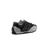 DIOR Calfskin D-Sketch White Nylon Sneakers Woman DO-921 Black