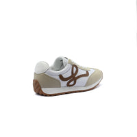 Loewe Flow Runner suede-trimmed sneakers Woman LW-935 Beige