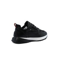 Gucci Runner Suede-Trimmed Sneakers Woman GU-23 Black