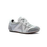 Louis Vuitton Suede Calfskin LV Sneakers Woman LV-916 Silver&White