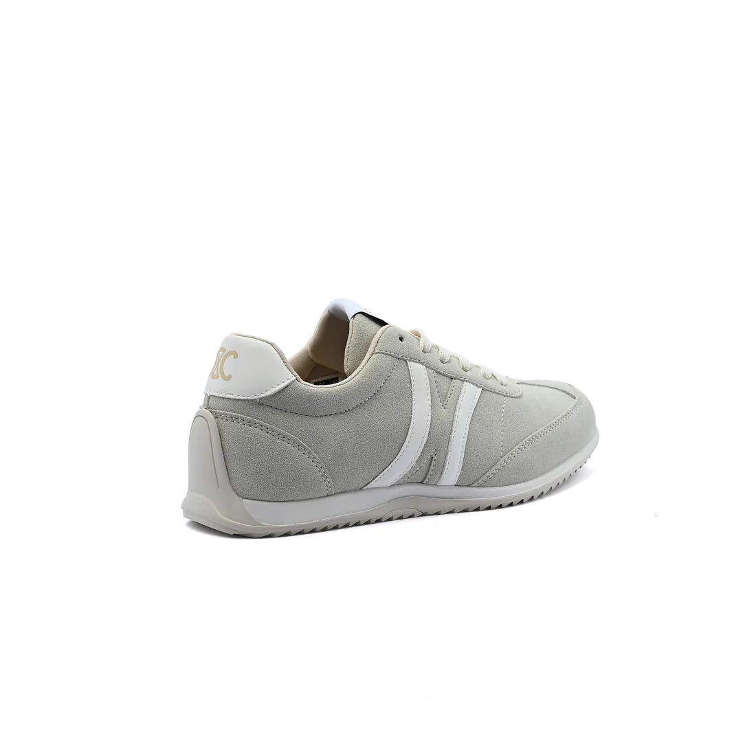 Celine Jogger Triomphe Signature Suede Sneakers Woman CL-919 Beige