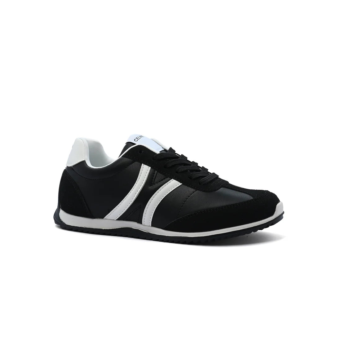 Celine Jogger Triomphe Signature Suede Sneakers Woman CL-919 Black