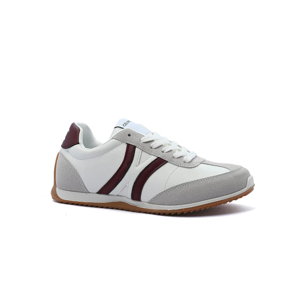 Celine Jogger Triomphe Signature Suede Sneakers Woman CL-919 White