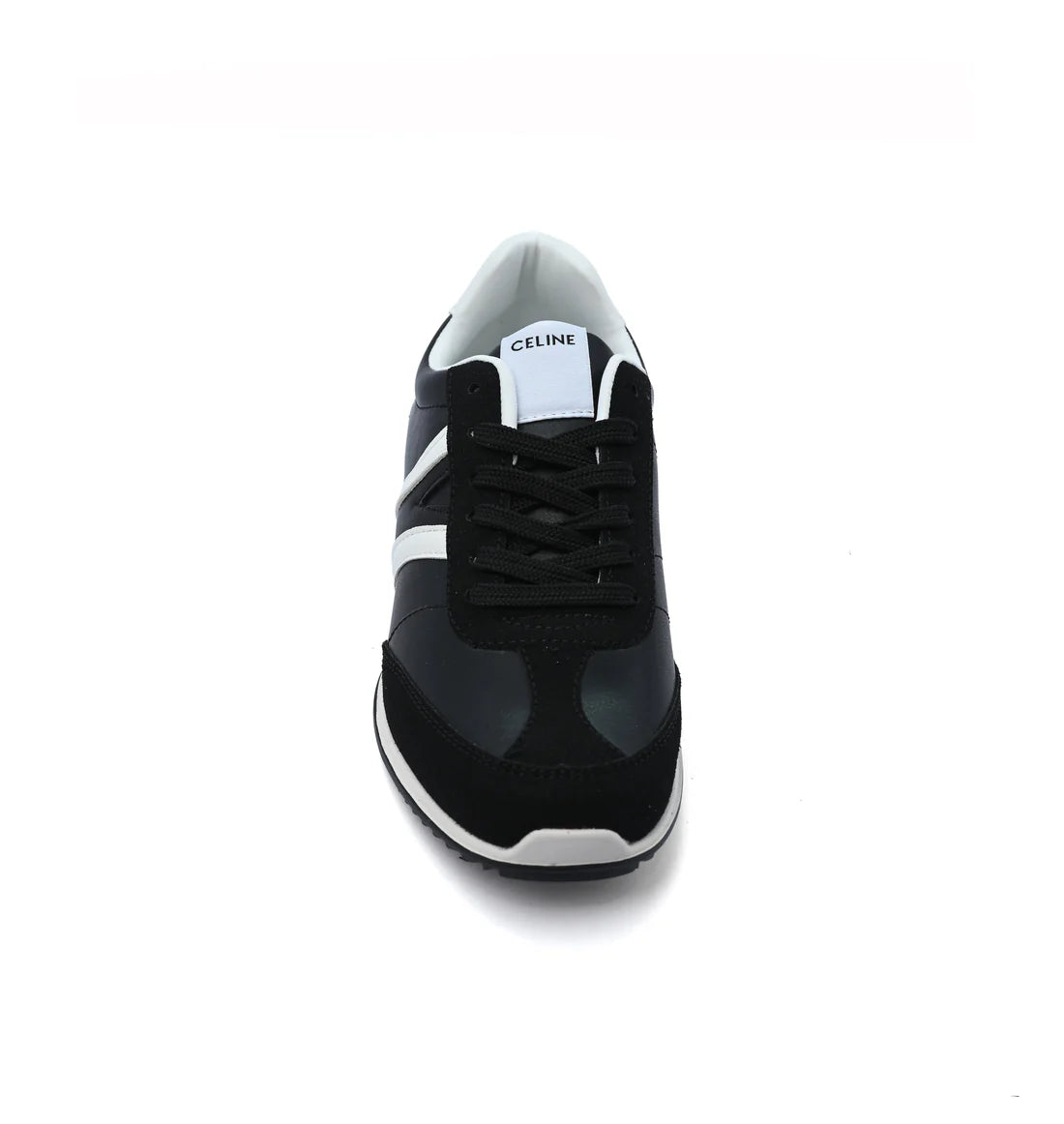 Celine Jogger Triomphe Signature Suede Sneakers Woman CL-919 Black