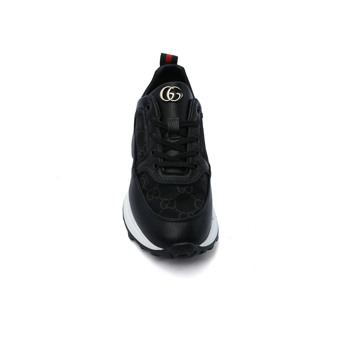 Gucci Runner Suede-Trimmed Sneakers Woman GU-23 Black