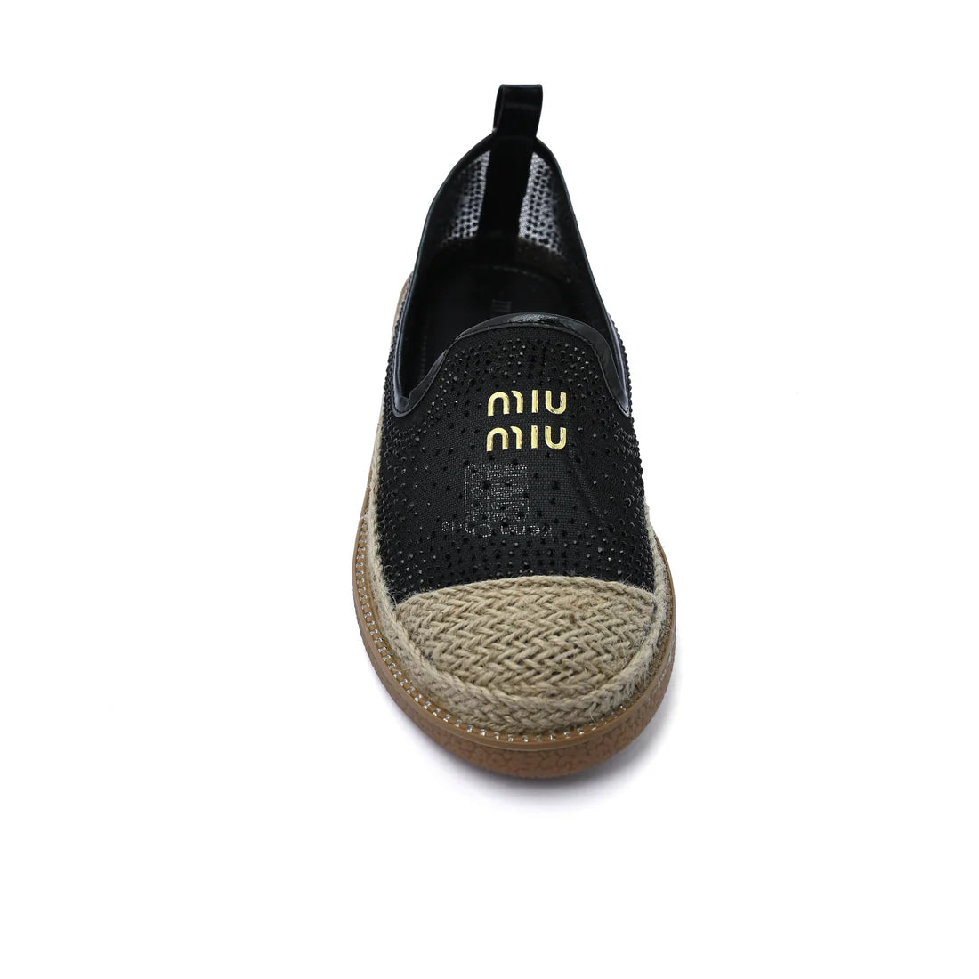 Miu Miu Truffle Collection Espadrille Shoes Ladies Fashion Woman TN-207 Black