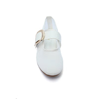 Miu Miu mesh flat ballet shoes with distinctive details Woman SW-713 White