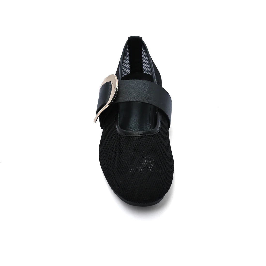 Miu Miu mesh flat ballet shoes with distinctive details Woman SW-713 Black